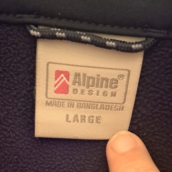 Alpine Design Lightweight Warm Jacket sz Large - Picture 7 of 12